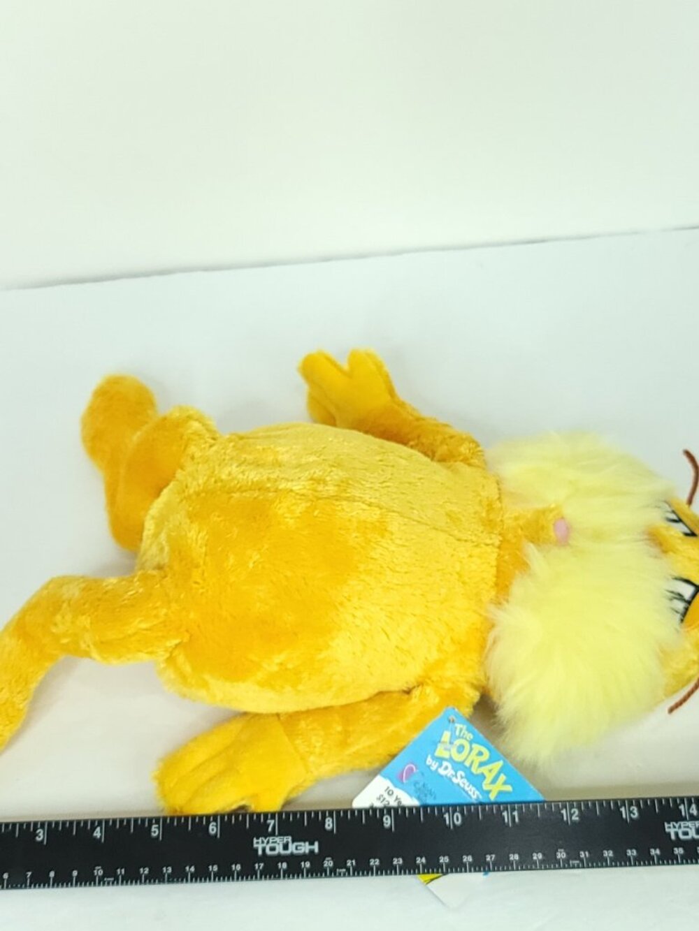 Dr. Seuss The Lorax 16” Kohl's Cares Yellow Plush Character Stuffed Animal 2010 - Picture 5 of 7